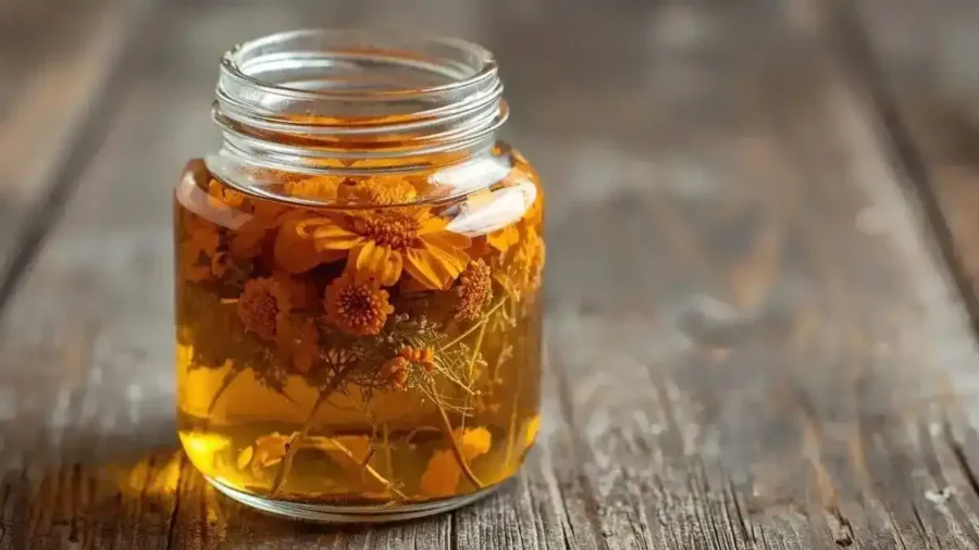 Calendula Flowers Herbal Oil Infusion